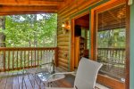 Private deck off master bedroom